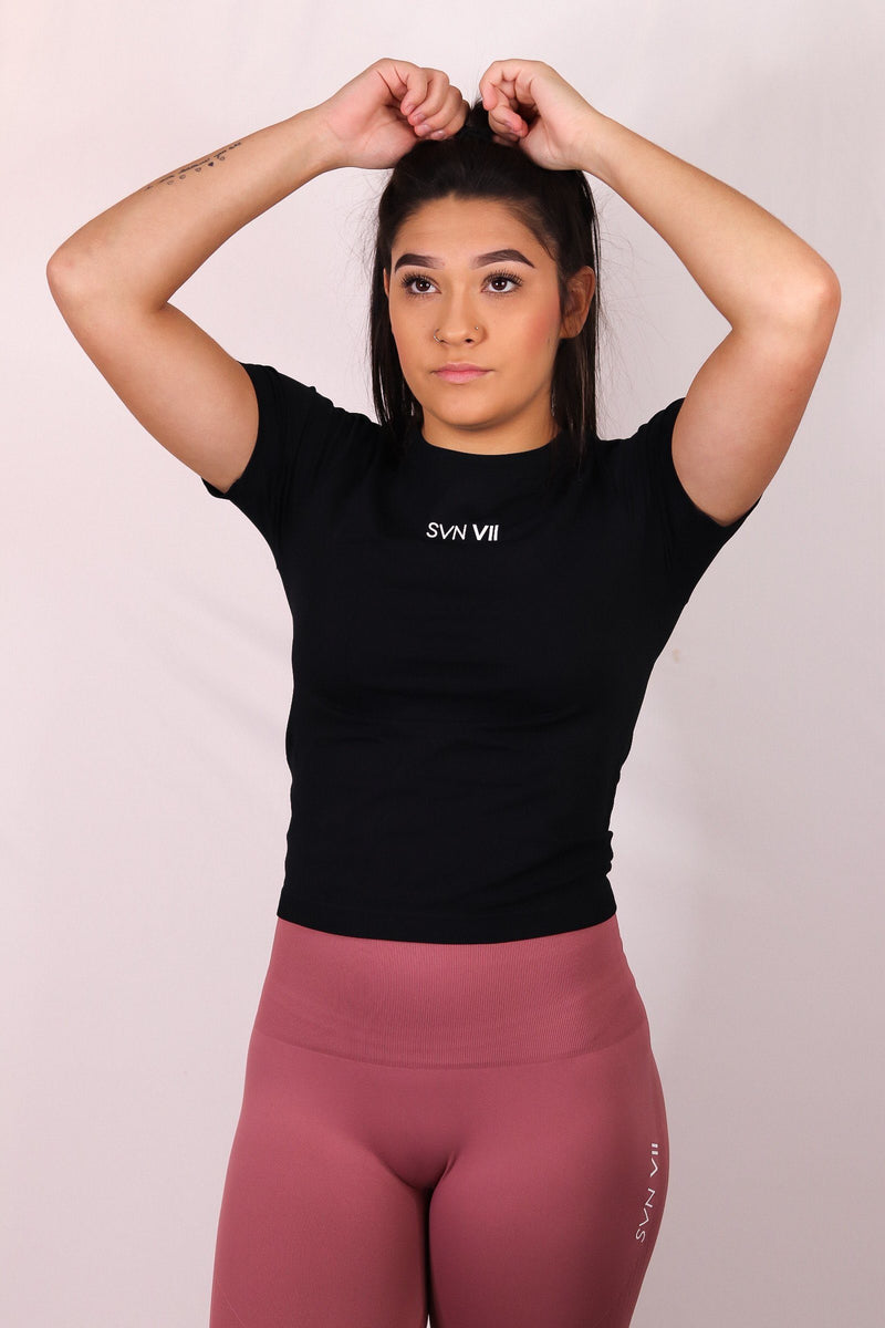 Short Sleeve Fitted Crewneck – SVN VII