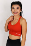 Core Adjustable Sports Bra Sports Bra SVN VII S Bright Orange 