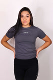 Short Sleeve Fitted Crewneck Shirts SVN VII S Grey 