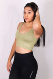 Core Seamless Sports Bra Sports Bra SVN VII S Sage Green 