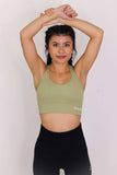 Core Adjustable Sports Bra Sports Bra SVN VII S Sage Green 